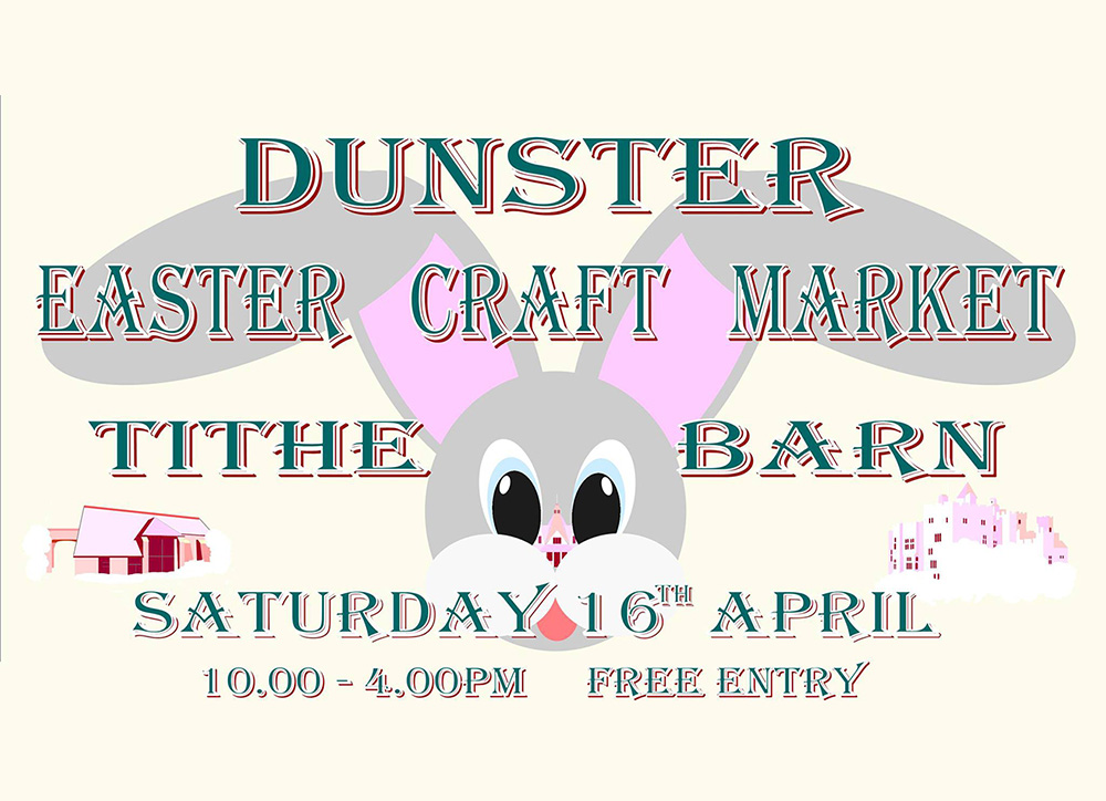 Easter Craft Market at Dunster Tithe Barn Easter Craft Market at Dunster Tithe Barn