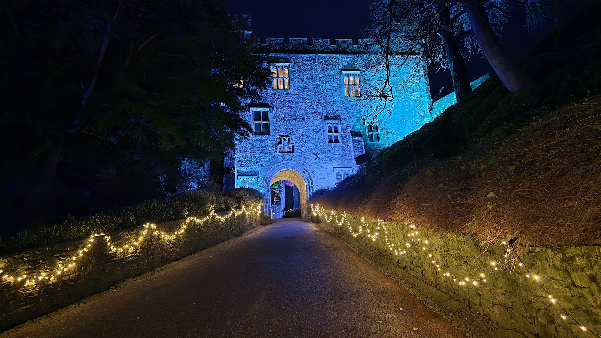Dunster Castle at Christmas